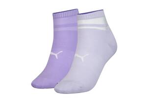 Носки Puma Women's Short Structure 2-pack 35-38 Purple/Light purple 103002001-012