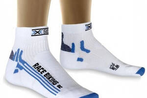 Носки X-Socks Bike Racing Woman 35-36 Белый/Синий (1068-X20324 35-36)