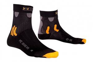 Носки X-Socks Mountain Biking Water-Repellent 35-38 Черный/Оранжевый (1068-X20008 35-38)
