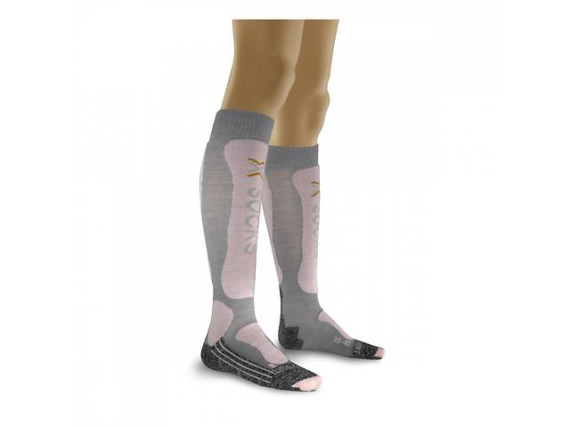 Носки X-Socks Ski Comfort Supersoft Lady 35-36 Серый/Розовый (1068-X20274 35-36 G258)
