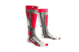 Носки X-Socks Ski Rider 2.0 Lady 39-40 Красный/Серый (1068-X100093 39-40 G150)