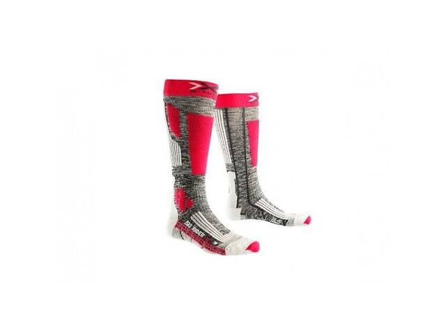 Носки X-Socks Ski Rider 2.0 Lady 39-40 Красный/Серый (1068-X100093 39-40 G150)