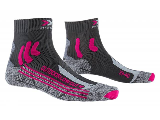 Носки X-Socks Trek Outdoor Low Cut Women 41-42 Черный/Фиолетовый (1068-XS-TS16S19W 41-42 G0)