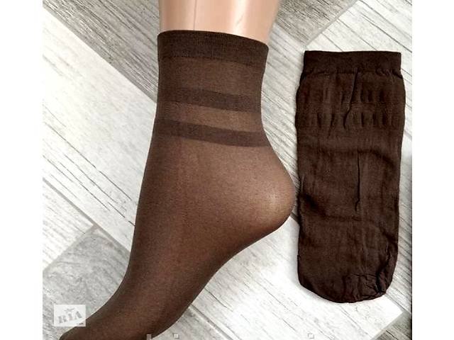 Шкарпетки жіночі капронові& quot; Катерина& quot; смуга. Колір мокко.От 20 пар по 2.90грн