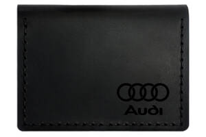 Обложка для автодокументов Anchor Stuff Audi Черный (as150401-9)