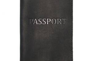 Обложка на паспорт DNK Leather Паспорт-H col.K 15,5х9,8 см Темно-синяя