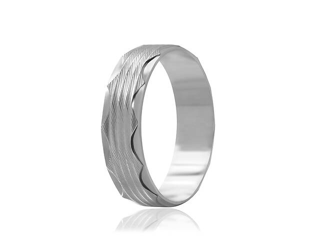 Обручальное кольцо серебряное Silvex 925 К2/811 - 18,5