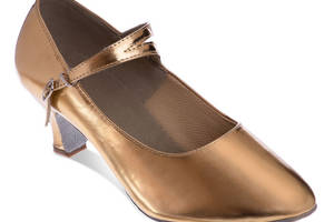 Обувь для бальных танцев женская Стандарт Zelart DN-3673 35 Золотой (06363069)