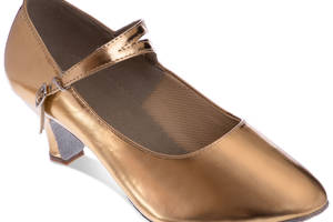 Обувь для бальных танцев женская Стандарт Zelart DN-3673 размер 35 Золотой
