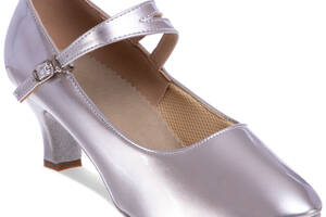 Обувь для бальных танцев женская Стандарт Zelart DN-3673 размер 36 Серебряный