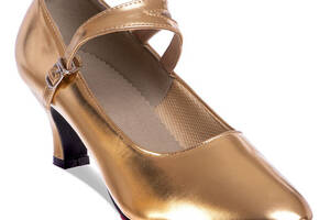 Обувь для бальных танцев женская Стандарт Zelart DN-3691 35 Золотой (06363070)