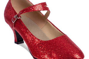 Обувь для бальных танцев женская Стандарт Zelart DN-3691 37 Красный (06363070)