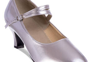 Обувь для бальных танцев женская Стандарт Zelart DN-3691 37 Серый (06363070)