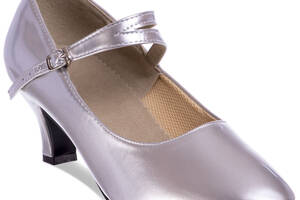 Обувь для бальных танцев женская Стандарт Zelart DN-3691 размер 34 Серый
