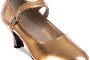 Обувь для бальных танцев женская Стандарт Zelart DN-3691 размер 35 Золотой