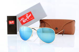 Очки Ray Ban 3026blue-gm (o4ki-9110) Золотой