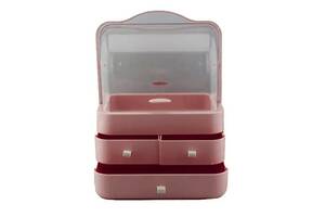 Органайзер для косметики настольный Cosmetics Storage Box LD-288 Pink N