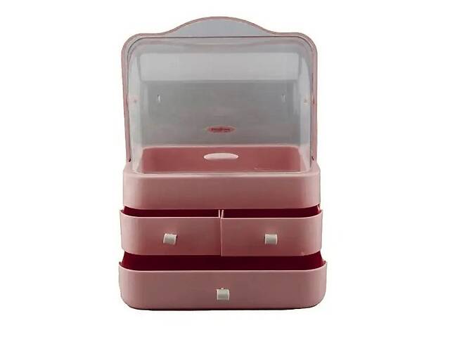 Органайзер для косметики настольный Cosmetics Storage Box LD-288 Pink N