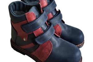 Ортопедические ботинки зимние Foot Care FC-116 размер 21 сине-красные