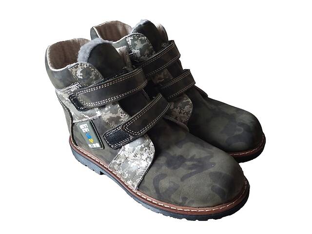 Ортопедические ботинки зимние FootCare FC-116 размер 35 камуфляж мы с Украины