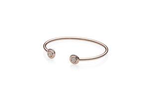 Открытый серебряный браслет Pandora Rose Логомания 580528CZ