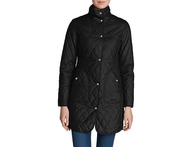 Пальто Eddie Bauer Womens Year-Round Field Coat BLACK S Черный (0401BK-S)