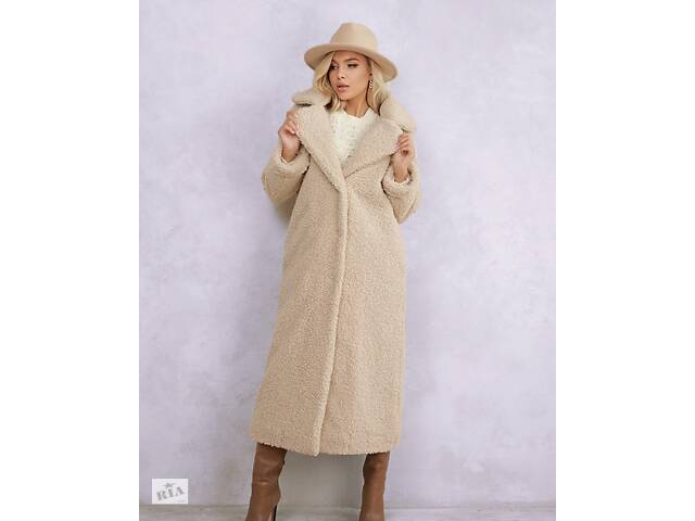 Пальто ISSA PLUS 12287 XL бежевый