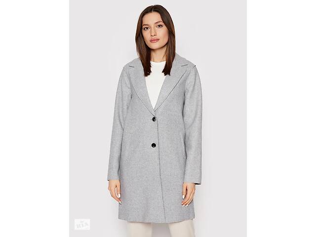 Пальто Only серый L 15213300