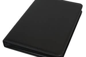 Папка для паперів з еко шкіри AMO формат А4 Чорний (SSBW06 black)