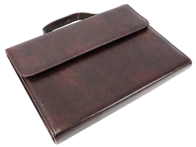 Папка-портфель из кожзама Exclusive 711300 коричневая