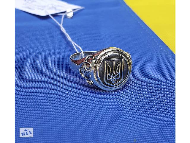 Печатка Герб Украины с чернением Maxi Silver 5373 SE 18.5