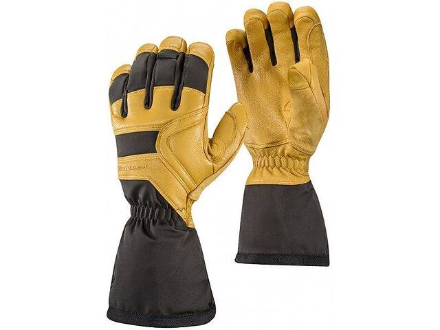 Перчатки горнолыжные Black Diamond Crew Gloves L Черный-Желтый