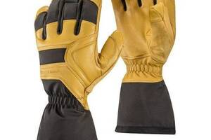 Перчатки горнолыжные Black Diamond Crew Gloves M Черный-Желтый