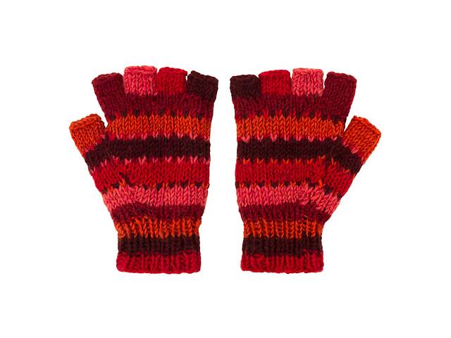 Перчатки-митенки Гловелетт Kathmandu 100% шерсть яка S Красный (27328)