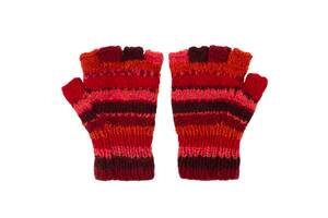 Перчатки-митенки Гловелетт Kathmandu 100% шерсть яка S Красный (27329)