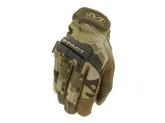 Перчатки тактические MECHANIX M-PACT GLOVES MULTICAM с защитой от ударов, Военные перчатки ВСУ M