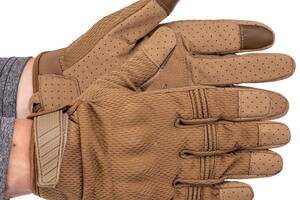 Перчатки тактические с закрытыми пальцами Military Rangers BC-8816 XL Хаки