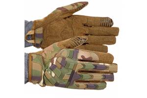 Перчатки тактические с закрытыми пальцами Military Rangers BC-9875 FDSO M Камуфляж Multicam (07508081)
