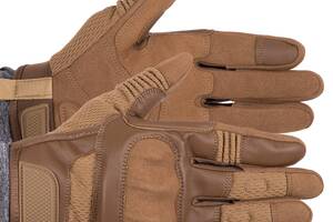 Перчатки тактические с закрытыми пальцами Military Rangers BC-9877 размер XL Хаки