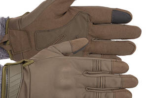 Перчатки тактические с закрытыми пальцами Military Rangers BC-9878 FDSO XXL Оливковый (07508097)