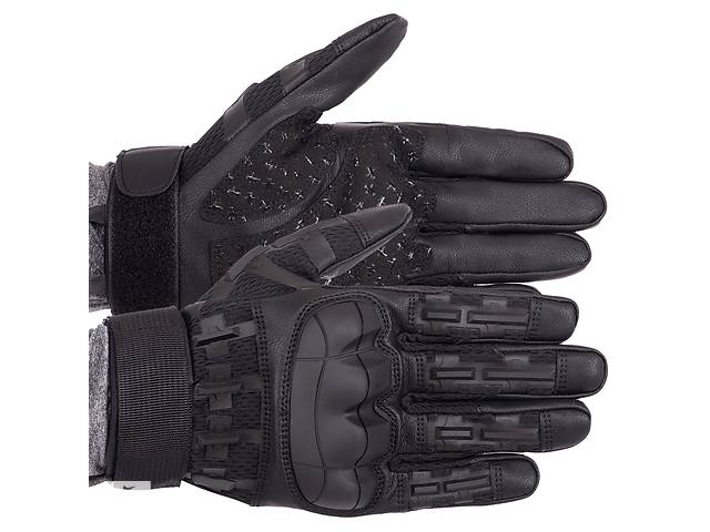 Перчатки тактические с закрытыми пальцами Military Rangers BC-9879 размер L Черный
