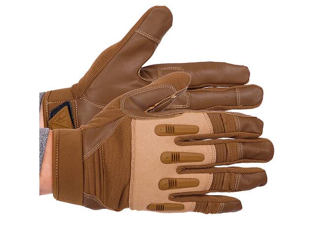 Перчатки тактические с закрытыми пальцами SP-Sport BC-8795 размер L Хаки