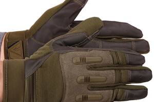 Перчатки тактические с закрытыми пальцами SP-Sport BC-8795 размер L Оливковый