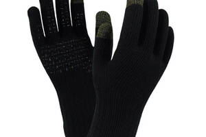 Перчатки водонепроницаемые с шерстью мериноса Dexshell ThermFit M Черный