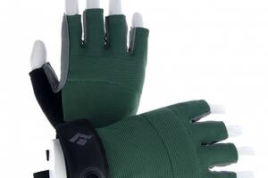 Перчатки женские Black Diamond Crag Half-Finger Gloves Woman's XS Черный-Зеленый