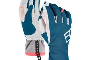 Перчатки женские Ortovox Tour Glove Women M Белый-Синий