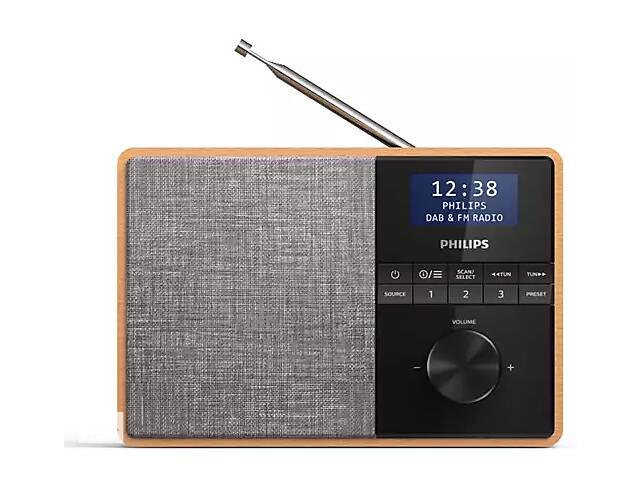 Philips Радіогодинник TAR5505 FM/DAB+, 5W, LCD, Wireless