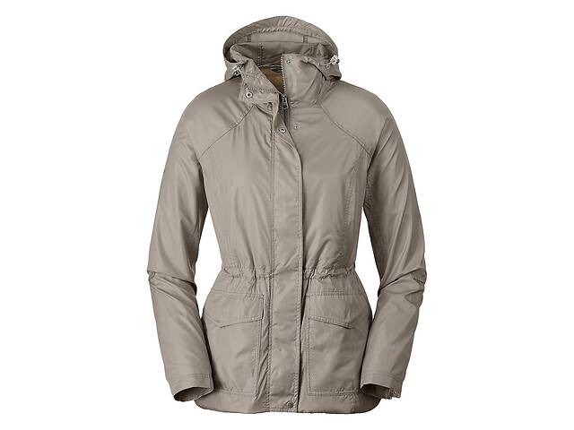 Плащ Eddie Bauer Womens Somerland Convertible Trench Coat XS Серый (5048LTAU-XS)