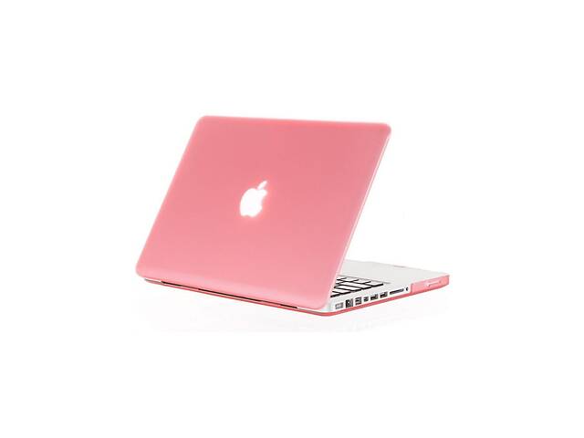 Пластиковый чехол для MacBook New Pro 13 (2016-2018) ARM защитный Pink Clear