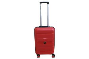 Пластиковый маленький чемодан из полипропилена 40L My Polo красный